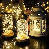 led string lights 10m 5m usb waterproof copper wire garland fairy light for christmas home decoration party with warm white