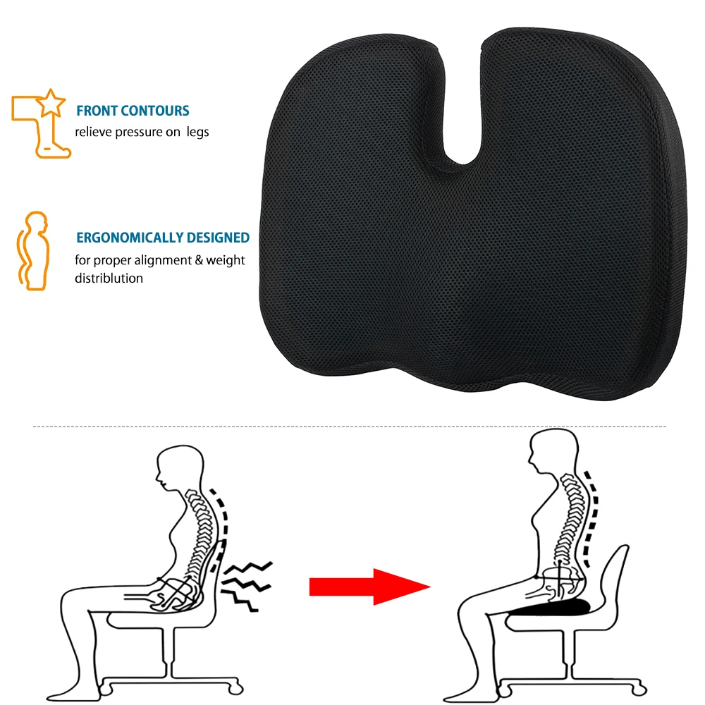 Подушка для путешествий ортопедический массажный стул с эффектом памяти