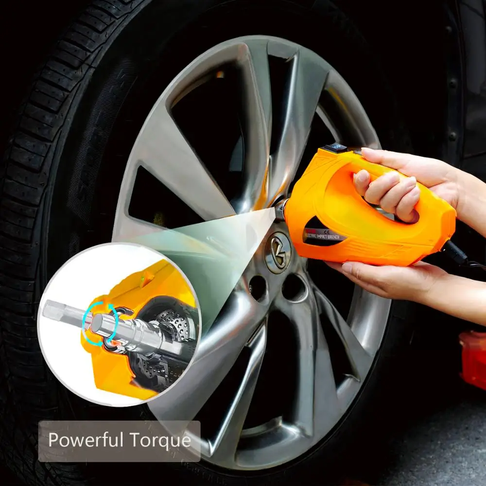 Автомобильный Электрический домкрат 3 в 1 светодиодный светильник со встроенной