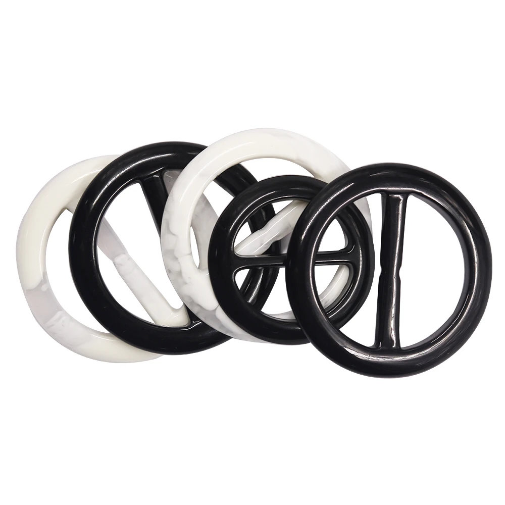 Ремень из смолы пряжка для женщин платье шарфы одежда футболка застежка кольцо