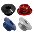 Для Yamaha YFM700 YFM 700 Raptor Quad Top масляный наполнитель Картера, заглушка, уплотнительное кольцо, винты для гайки, серебристый, синий, красный, черный