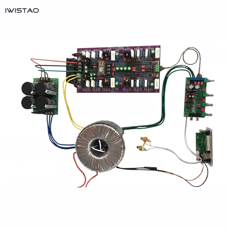 IWISTAO 2X200W HIFI Классический класс A на MJL4281/4302 дискретный компонент стерео усилитель