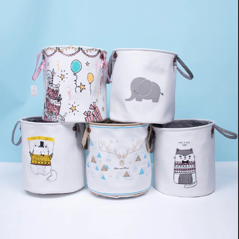 

EVA Storage Bucket Fabric Dirty Clothes Basket Folding Household Laundry Basket Toy Storage Basket Dirty Clothes Basket