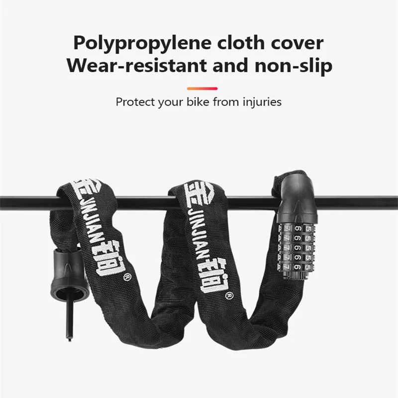 Велосипедный замок с паролем на цепочке аксессуары для езды мотоцикле горном