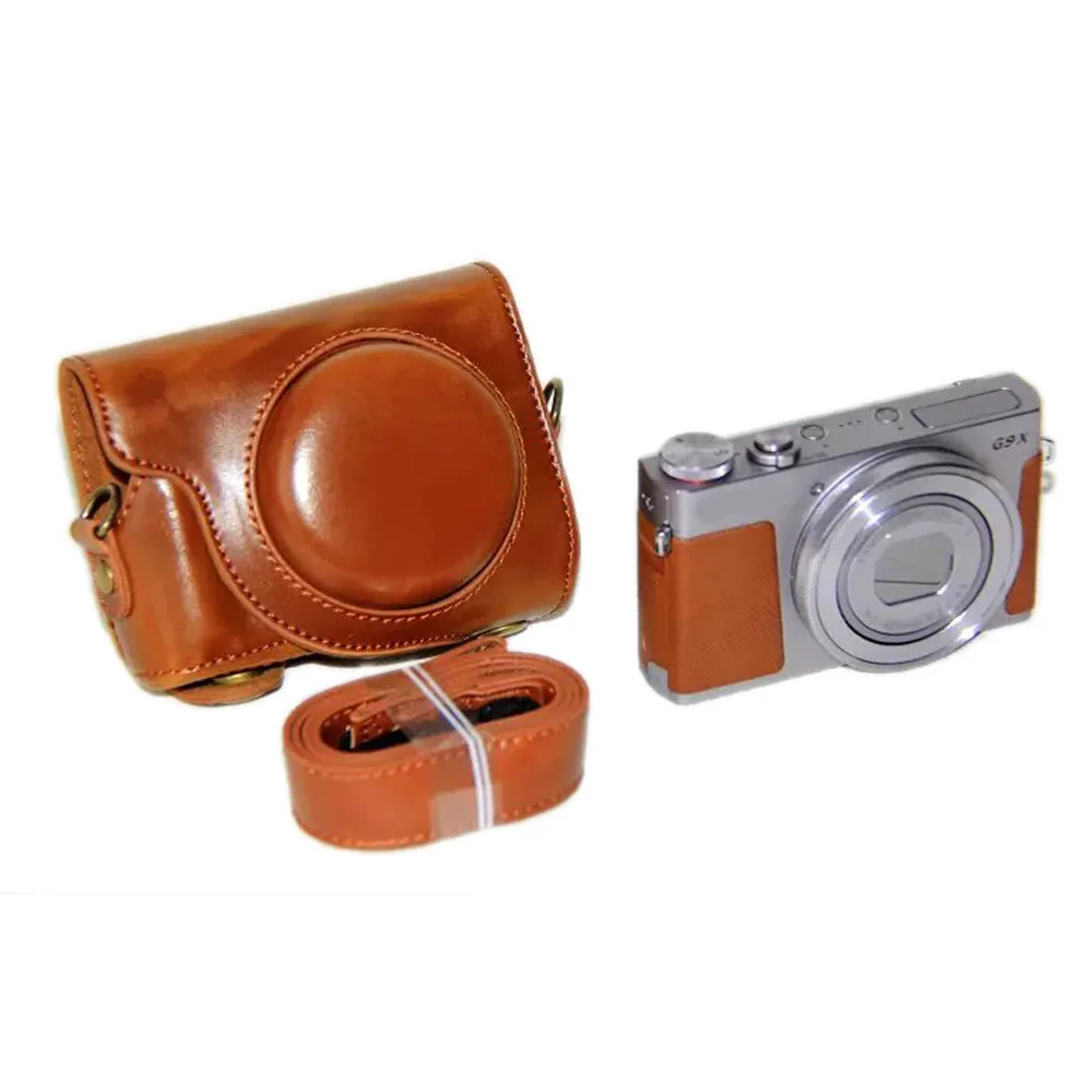 Чехол из искусственной кожи для камеры Canon Powershot G9 X G9X Mark II G9X2 чехол с