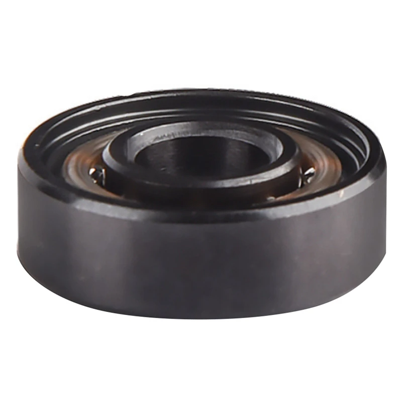 Высокоскоростные гибридные черные керамические подшипники 608RS для скейтборда с