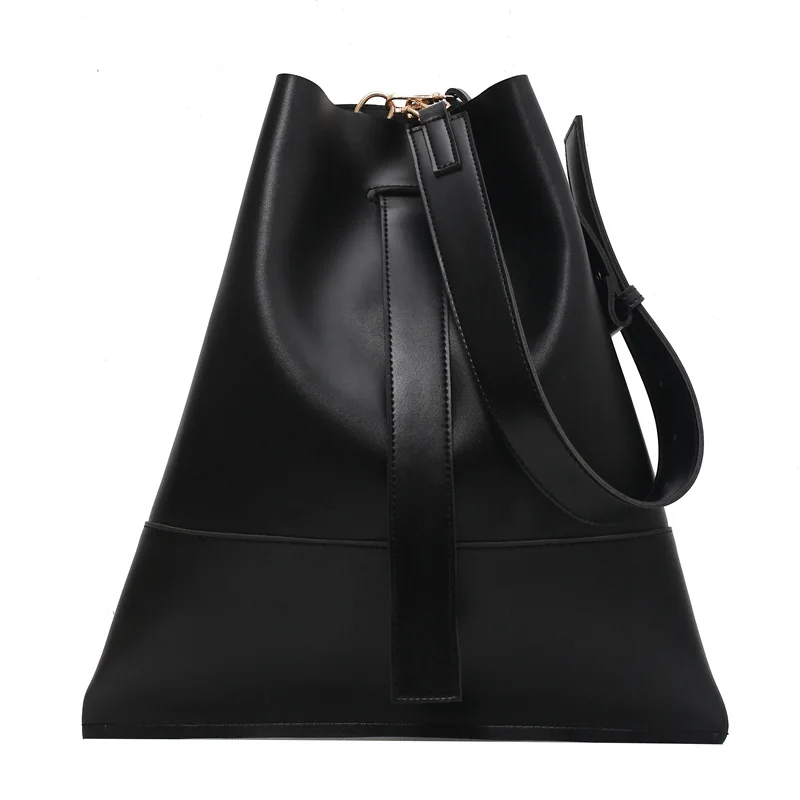 

Новое поступление 2021, женские Наплечные Сумки из искусственной кожи, однотонная дизайнерская Высококачественная трендовая вместительная ...