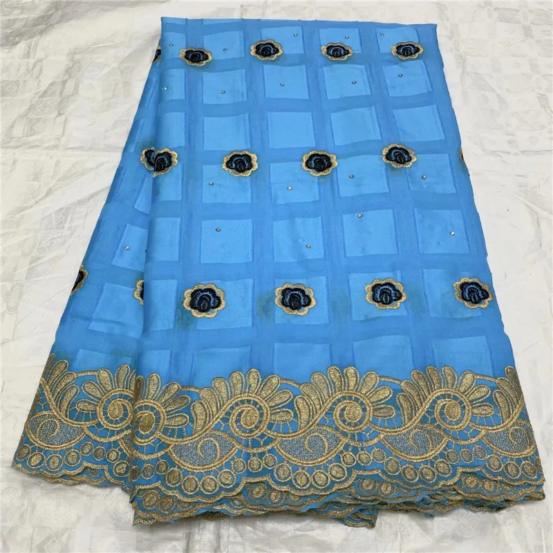 

2020 Latest Swiss voile Lace Fabric 100% Cotton Embroidery High Quality African French Cotton Laces Fabrics 5 Yards/Lot white