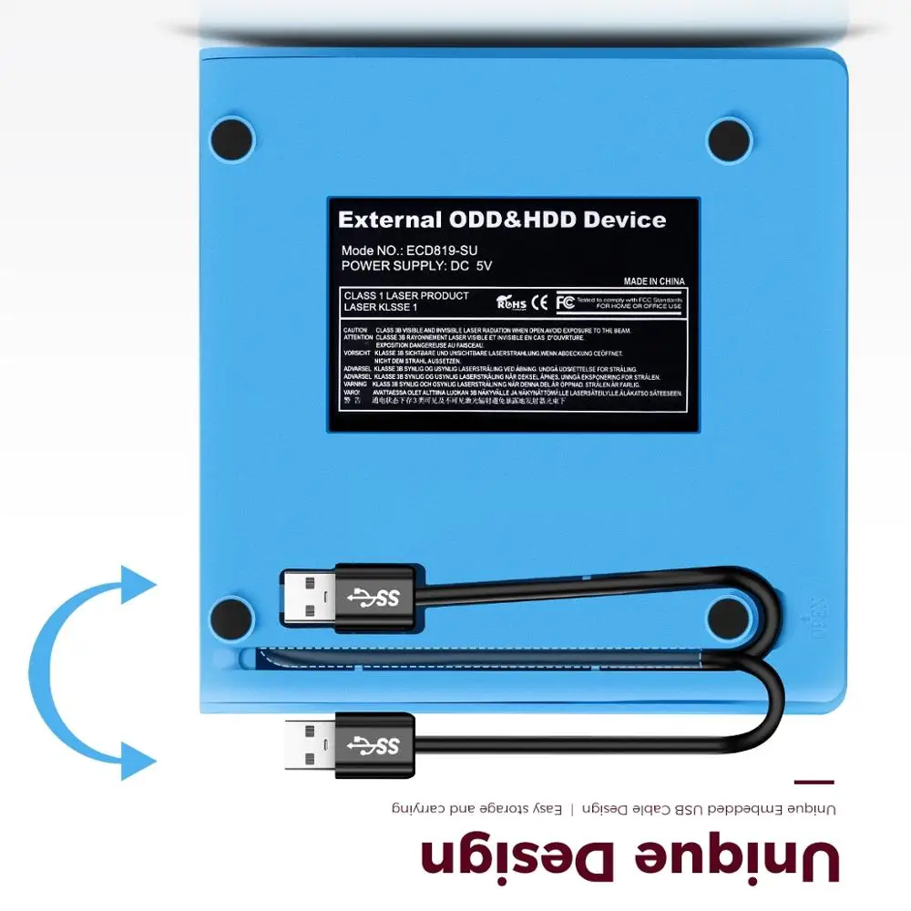 Внешний оптический привод YiYaYo USB 2 0 DVD RW для hp ноутбуков macbook MAC|Оптические