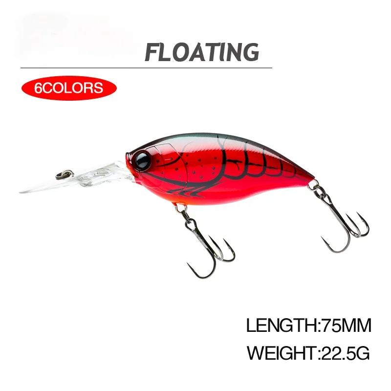 

Nuovo laser interno immersioni profonde pesca in mare roccia esca grassa esca finta esca dura esca 75mm / 22,5 g