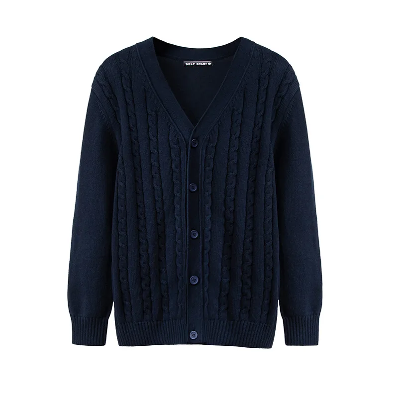 

Winter Sweater Man Cotton V-Neck Men'S Sweater Knit Cardigan Mens Sweater Casual Thick Men Sweater Fashion Loose Sweater Male