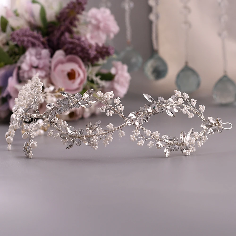 

TRiXY H288 Rhinestone Headdress Bridal Headpiece Wedding Hair Accessories Bridal Headwear Wedding Tiaras Women Hair Jewelry