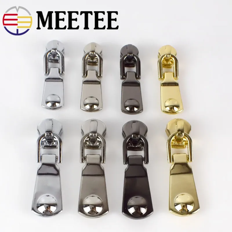 5 шт. Meetee 3 #5 # слайдеры на молнии для металлических молний пулер набор