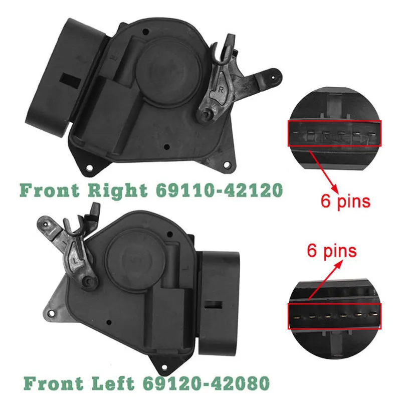 Экстерьерный силовой привод дверного замка автомобильные аксессуары передний
