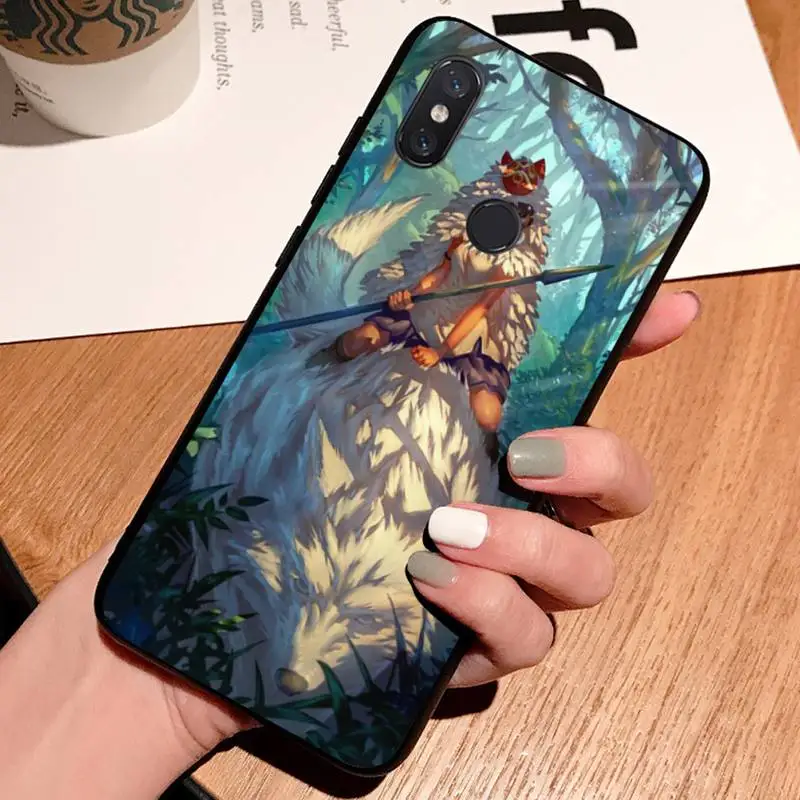 

Princess Mononoke japanese anime manga high quality luxury Phone Case For Xiaomi Redmi note 7 8 9 t k30 max3 9 s 10 pro lite