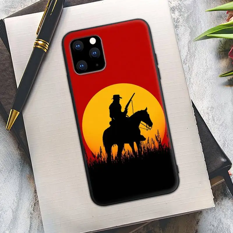 Силиконовый чехол Red Dead выкуп 2 для IPhone 13 Mini 12 11 Pro Max Xs X Xr 8 7 Plus Se 2020 | Мобильные