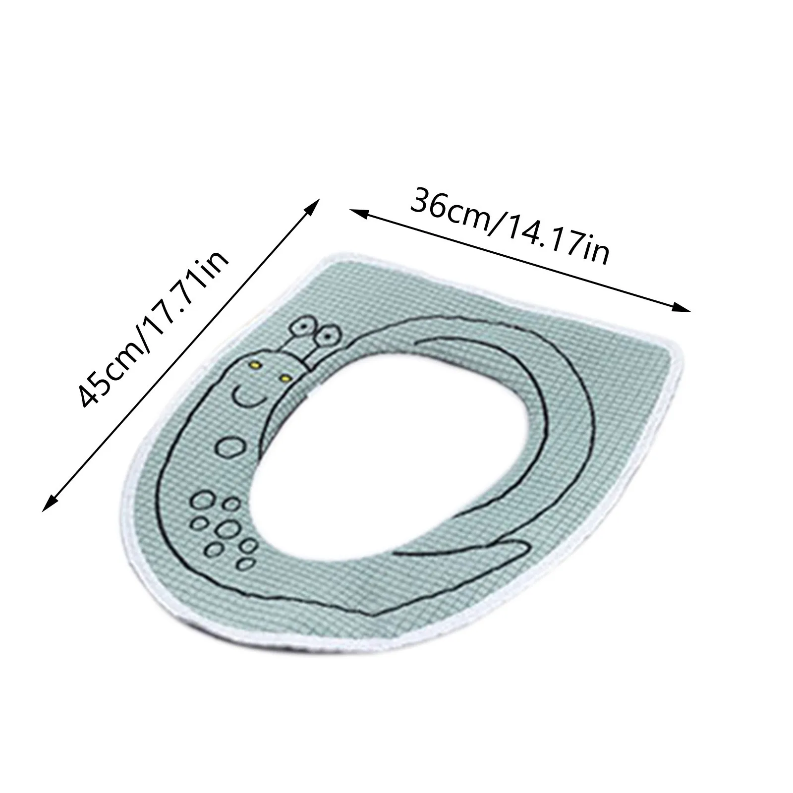 Утолщенная подушка для унитаза зимние мягкие моющиеся накладки на сиденье с