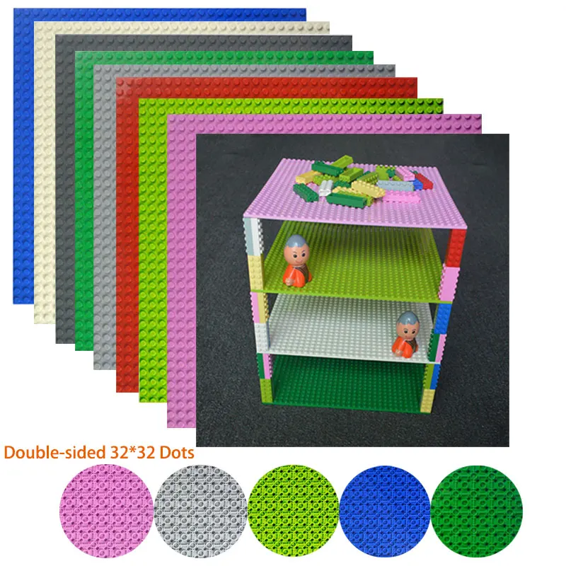 Double-sided Base Plates Plastic Small Bricks Baseplates Compatible with Leduo Dimensions Building Blocks Construction Toys | Игрушки и