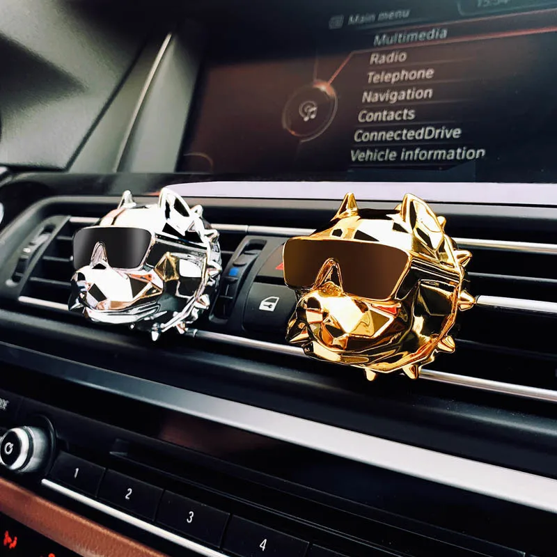 Популярный автомобильный ароматизатор Bulldog с клипсой освежитель воздуха на