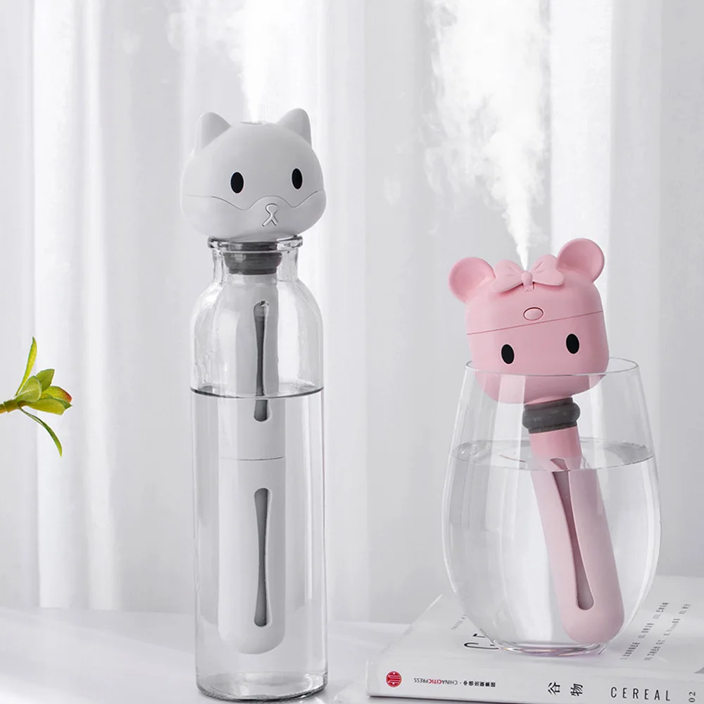 

USB New Humidifier Desktop Car Colorful Cup Mini Humidifier Large Capacity Water Replenishment Portable High Capacity