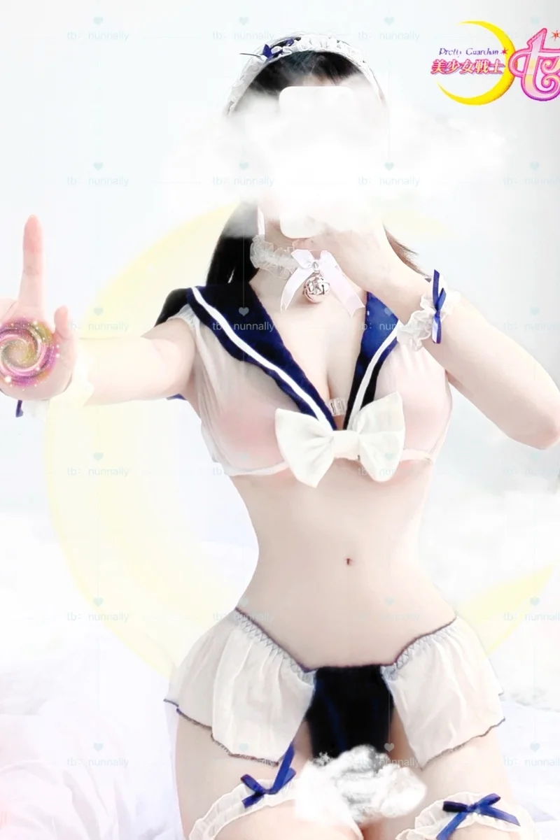 

Kawaii Maid Cosplay Costumes Perspective Erotic Outfit for Woman Sexy Lingerie Anime Bikini for Women Sailor School Girl Dress