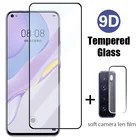 Защитное стекло 2 в 1 для экрана и камеры Huawei Y7 2019, Y5, Y6, Y9 Prime, Huawei Nova 5T, 8 SE, 7, 7i, 6