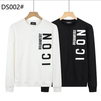 italian fashion brand dsquared2 mens long sleeved hooded spring and autumn pullover simple round neck clothing ds002