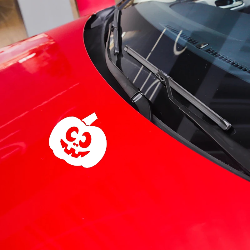 

YJZT 16X16CM Pumpkin Cute Vinyl Car Sticker Decoration Trunk Bumper Decal C25-1290