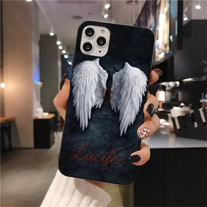 

American TV Degenerate angel Lucifer Shell Phone Case for iphone 12 pro max 11 pro XS MAX 8 7 6 6S Plus X 5S SE 2020 XR case