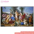 Высококачественная Картина на холсте греческая мифология Аполлон и девять Муз, Childen of Zeus, постер на холсте для бара, домашняя настенная художественная наклейка