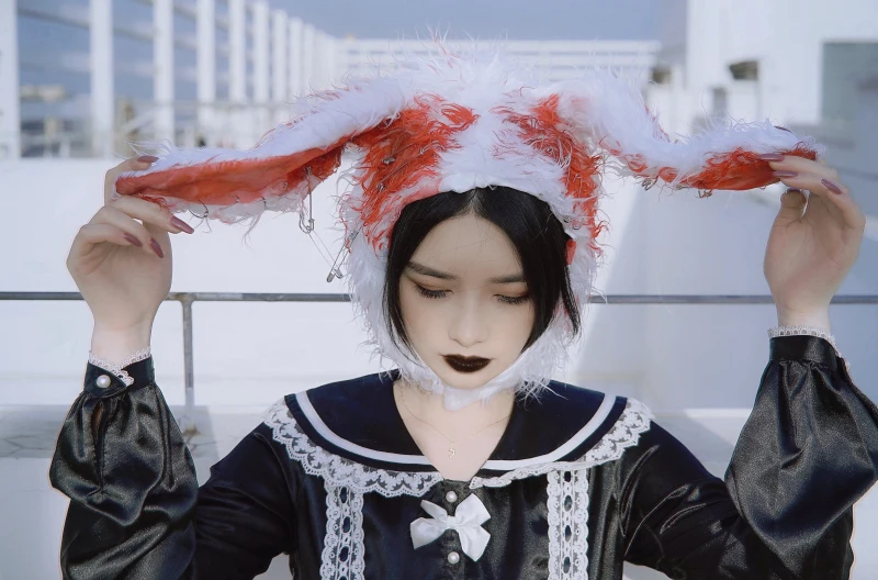 Ruibbit японские милые шапки с кроличьими ушками для девочек в стиле Харадзюку