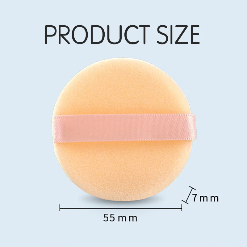 Спонж для пудры макияжа 1 шт. женщин лица тела красоты гладкого косметическая