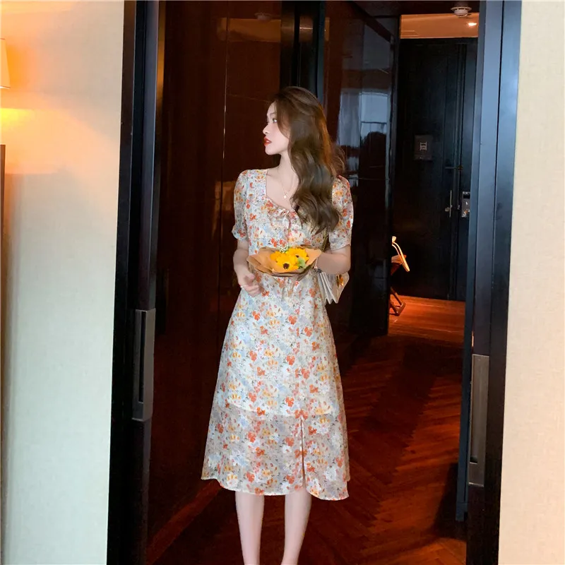 Примем на талию тонкая чайная культура качественная шифоновая юбка женское