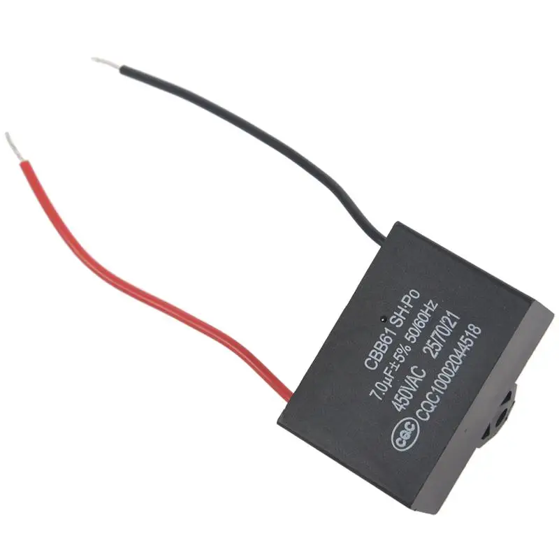 Полипропиленовая пленка AC Motor Run конденсатор 7 мкФ 5% 450 в CBB61|Двигатель постоянного
