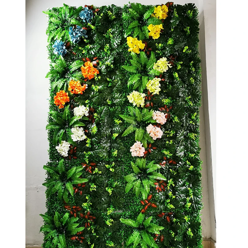 

Artificial Plant Decoration Panel Hydrangea Fake Silk Cloth Plant Panel 40CM*60CM