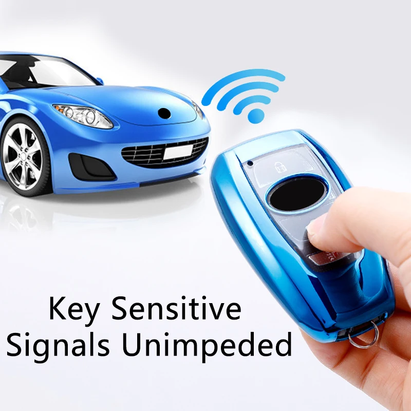 Чехол для автомобильных ключей QHCP ТПУ защитный чехол дистанционного ключа