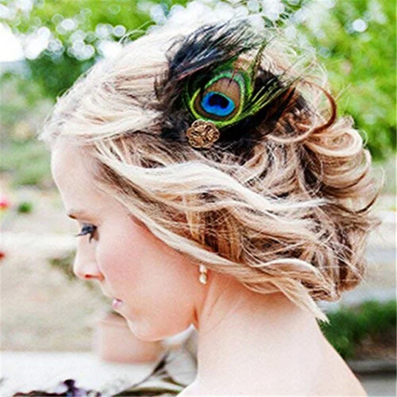 wholesale 1000pcs/lot Natural peacock feather 25-32cm DIY feathers for Crafts wedding party jewelry Home vase plumas Accessories | Дом и сад