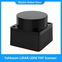 yahboom lidar ld06 tof portable 360 degree dtof laser scanner kit 12m range slam accessory for ros robot