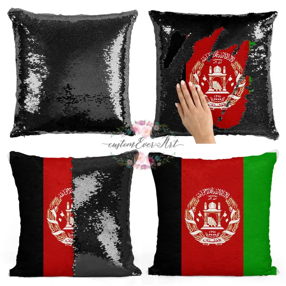 Афганистан персонализированные пользовательские изображения подушка крышка