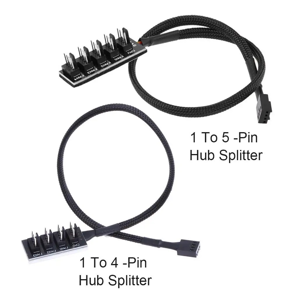 1 шт. 4 контактный охлаждающий разветвитель вентилятора от до 5 прочный вентилятор