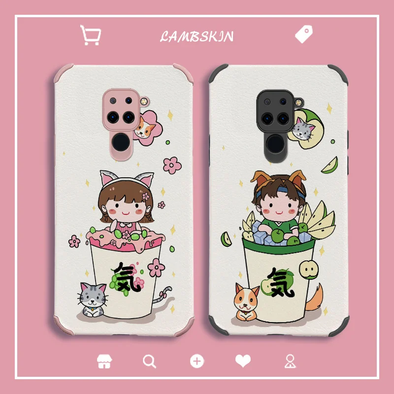 

Sakura Soda Girl Phone Case For Xiaomi Redmi Note 9 9T 9S 9Pro 9ProMax Pro Max Liquid Silicone Cover