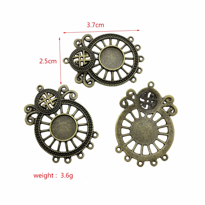 

10pcs antique silver bronze dream catcher in various shapes, DIY hand-made all kinds of craft jewelry gift connectors