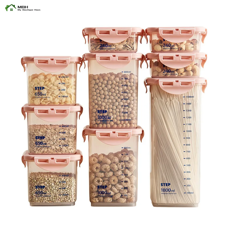 

7/9 шт., пластиковые контейнеры для еды с крышками