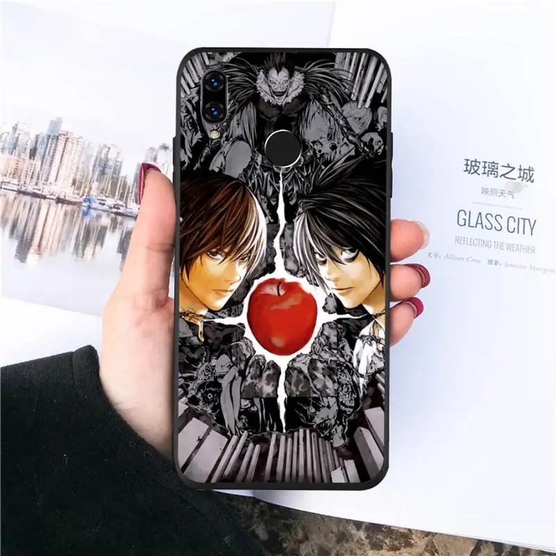 

Death Note Ryuk Anime Manga Phone Case For Huawei honor Mate P 10 20 30 40 Pro 10i 9 10 20 8 x Lite Luxury brand shell