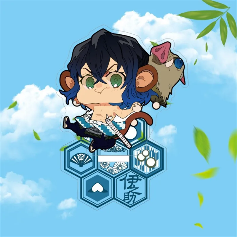 

Rengoku Demon Slayer Kimetsu No Yaiba Tanjirou Nezuko Zenitsu Inosuke Acrylic Stand Figure Model Plate Holder Cake Men Women