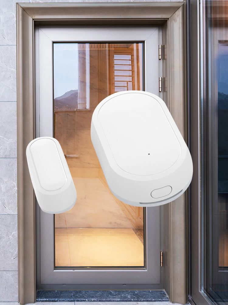

1-5PCS ZigBee Smart Door Sensor Door Open / Closed Detectors Tuya App Notification Alert Alarm Work With Alexa Google Home