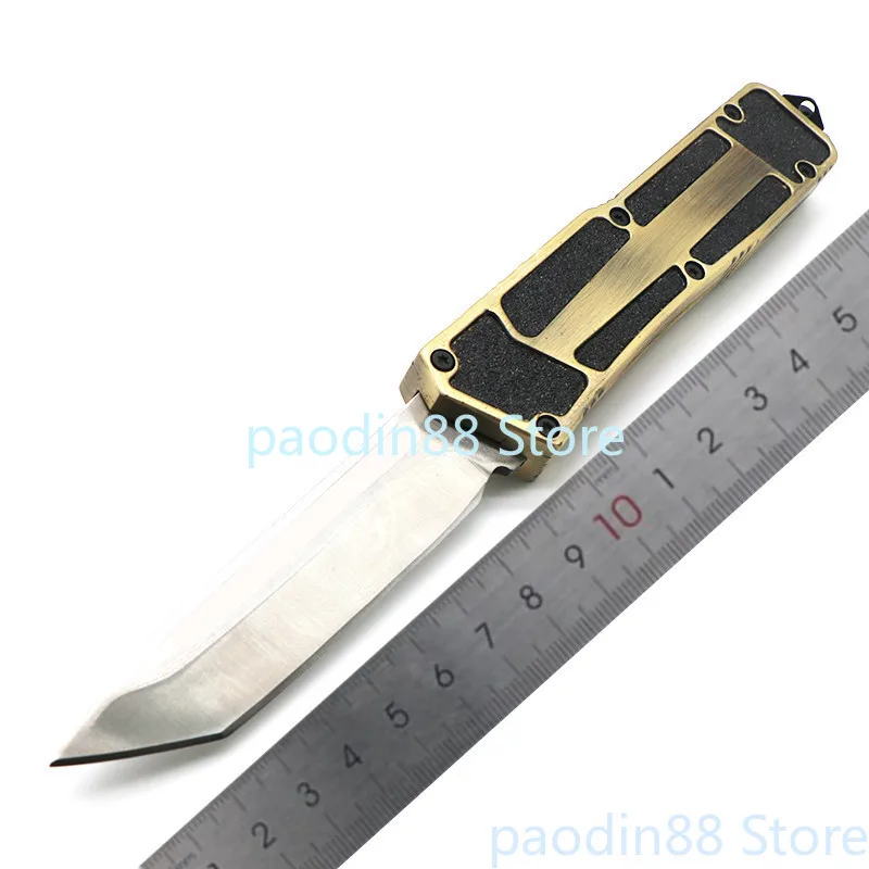 Классический Золотой прямой нож спасательный для выживания кемпинга охоты