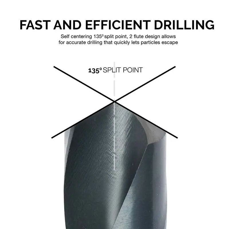 8 шт. высокоскоростные сверла из углеродистой стали быстрорежущей с уменьшенным