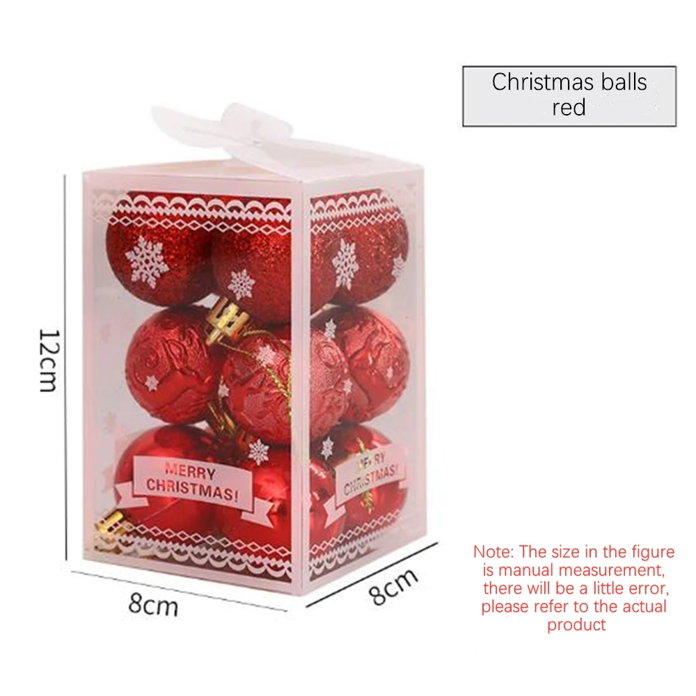 

Christmas Home Decorations Christmas Tree Hanging Decoration Ball Decoration Pendant Wedding Party Hanging Ball New Year Gift