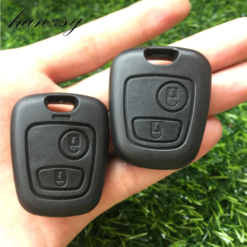 Фото 2 кнопки автомобильный Корпус ключа для Peugeot 307 107 407 207 Сменный Чехол